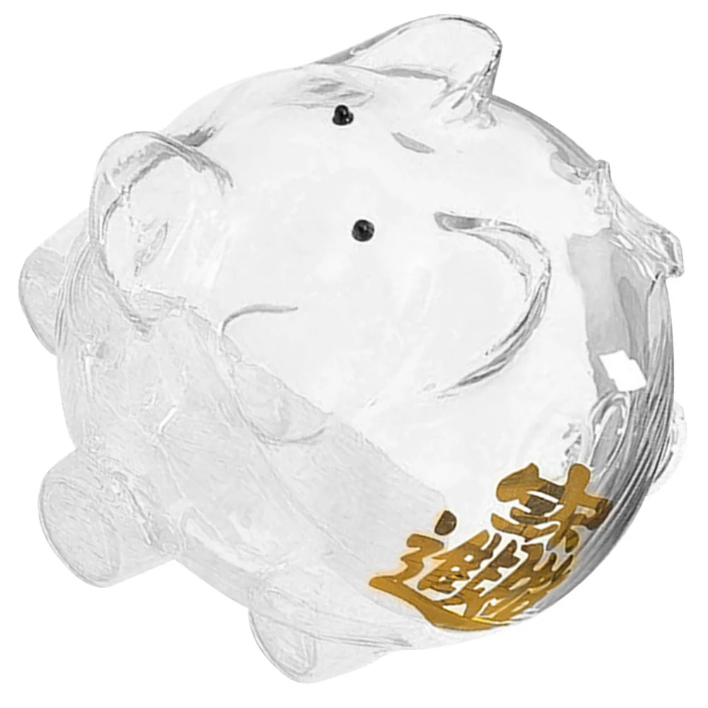 

Children Transparent Piggy Bank Large Capacity Saving Pot Desktop Money Box Piggy Bank for Kids Boys Girls Baby Money Box