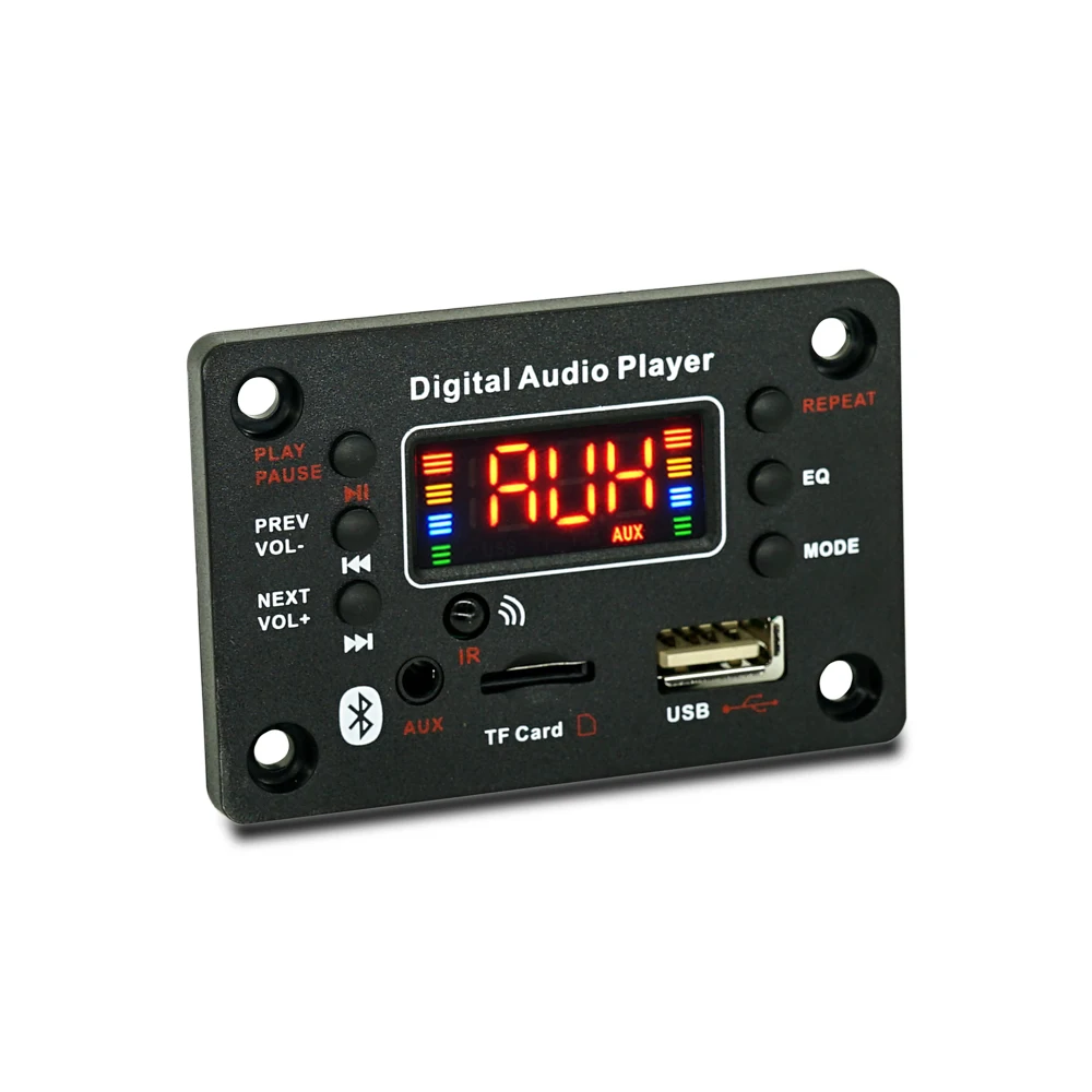 Bluetooth 5.0 MP3/WMA/WAV/APE/FLAC Decoder Board Car Audio USB TF FM Radio Module MP3 Bluetooth Mp3 Music Player Speaker