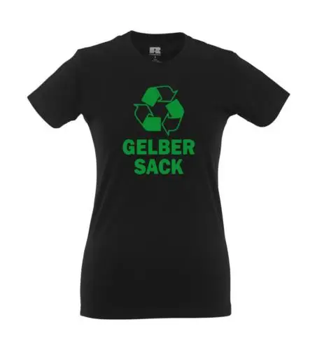 Gelber Sack I Fun I Lustig I Sprüche I Girlie Shirt