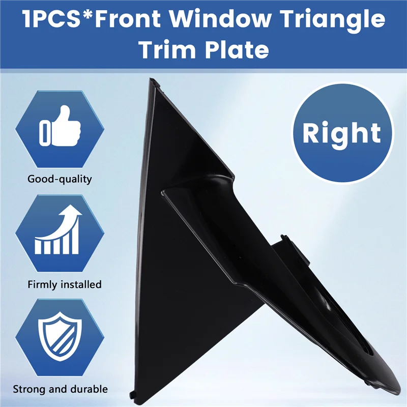 Suporte de base de espelho lateral, painel de cobertura, janela frontal, placa de guarnição triangular para bmw série 3 g20 g21 g28 20- 23 direita