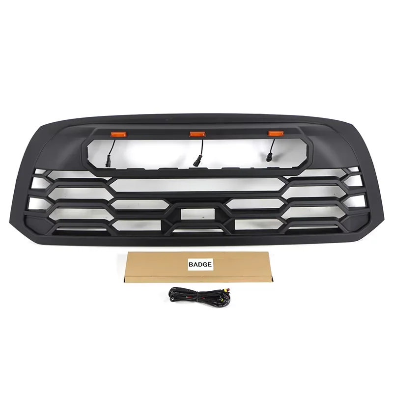 LUMA Accessories Black ABS Plastic Offroad Car Bumper Grill With LED Light New Condition For Toyota Tundra 2010-2013