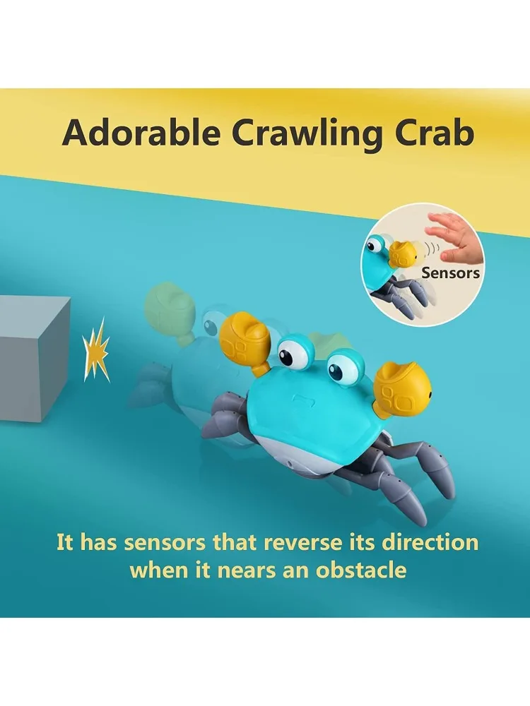 Control Future Crawling Crab Baby Toy - Infant Tummy Time Toys