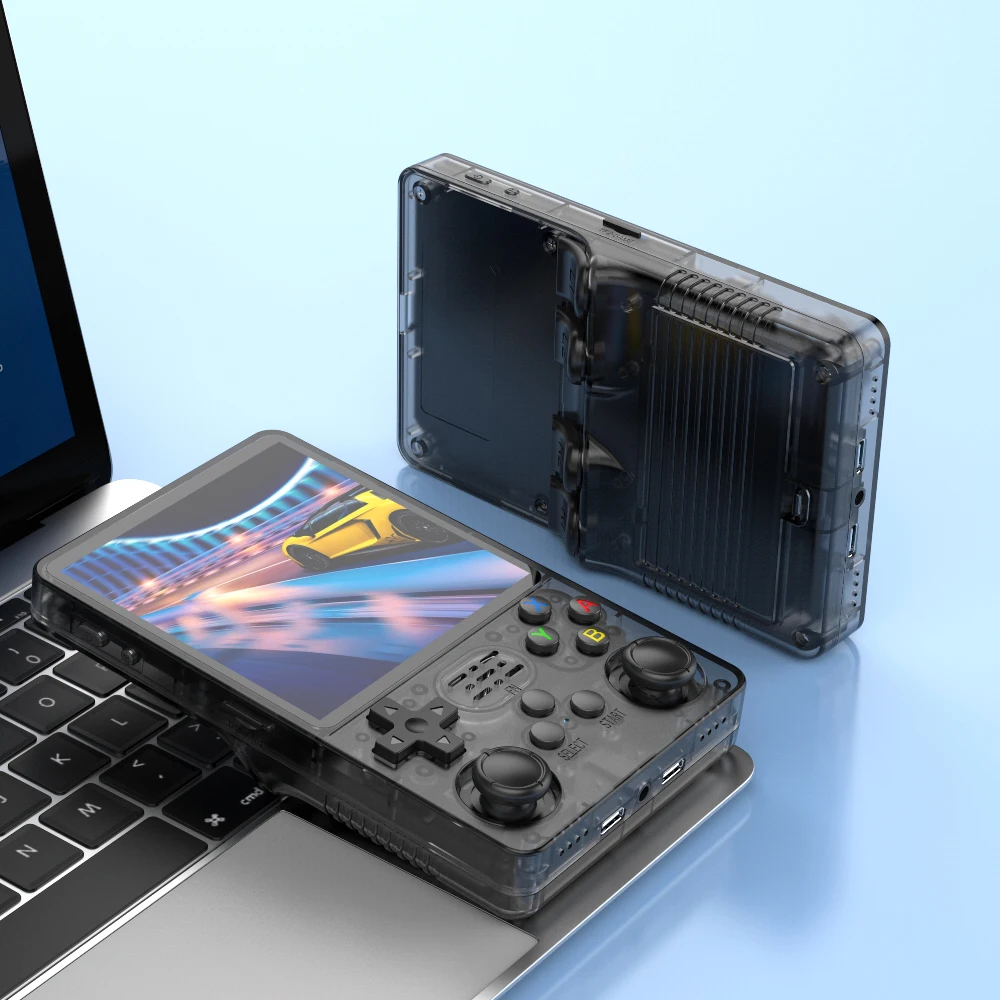 BOYHOM R36PLUS Retro Handheld Console 4 Inch IPS Scherm 64 GB 128G WiFi NES SNES Game Boy Advance N64 PS1 PSP Emulator