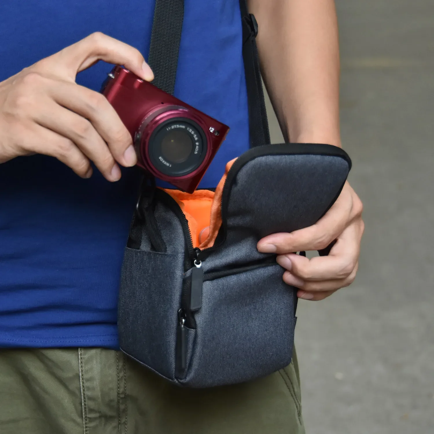 Fosoto-caixa de câmera impermeável para canon powershot g7x g9x sx740 panasonic tz70 tz57 nikon a900 A10 sony rx100 iv