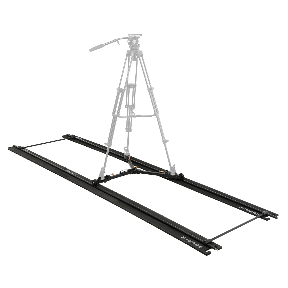 EIMAGE ED330 5 Meters Aluminum Video Camera Portable Dolly Track Rail Slider With Padded Foam Carrying Case
