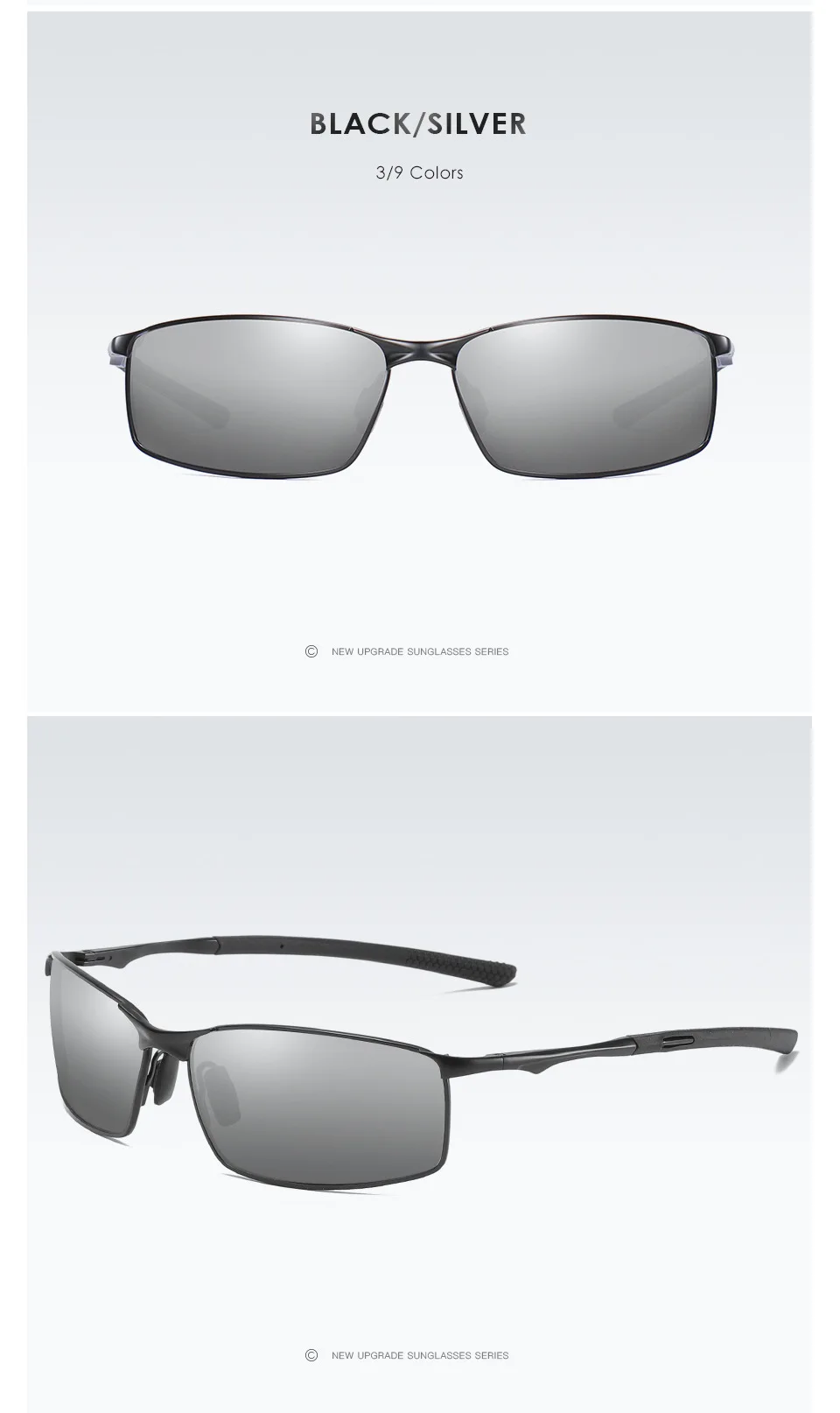 SPLOV Herren Polarisierte Korrektur-Sonnenbrille Professionell Angepasste Blaulichtschutz-Brille mit Gleitsichtgläsern – Detail 11