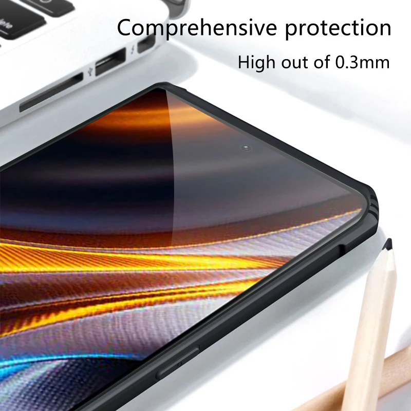 Rzants For Xiaomi Poco X4 GT Case Hard Air Bag Protection Slim Clear Cover