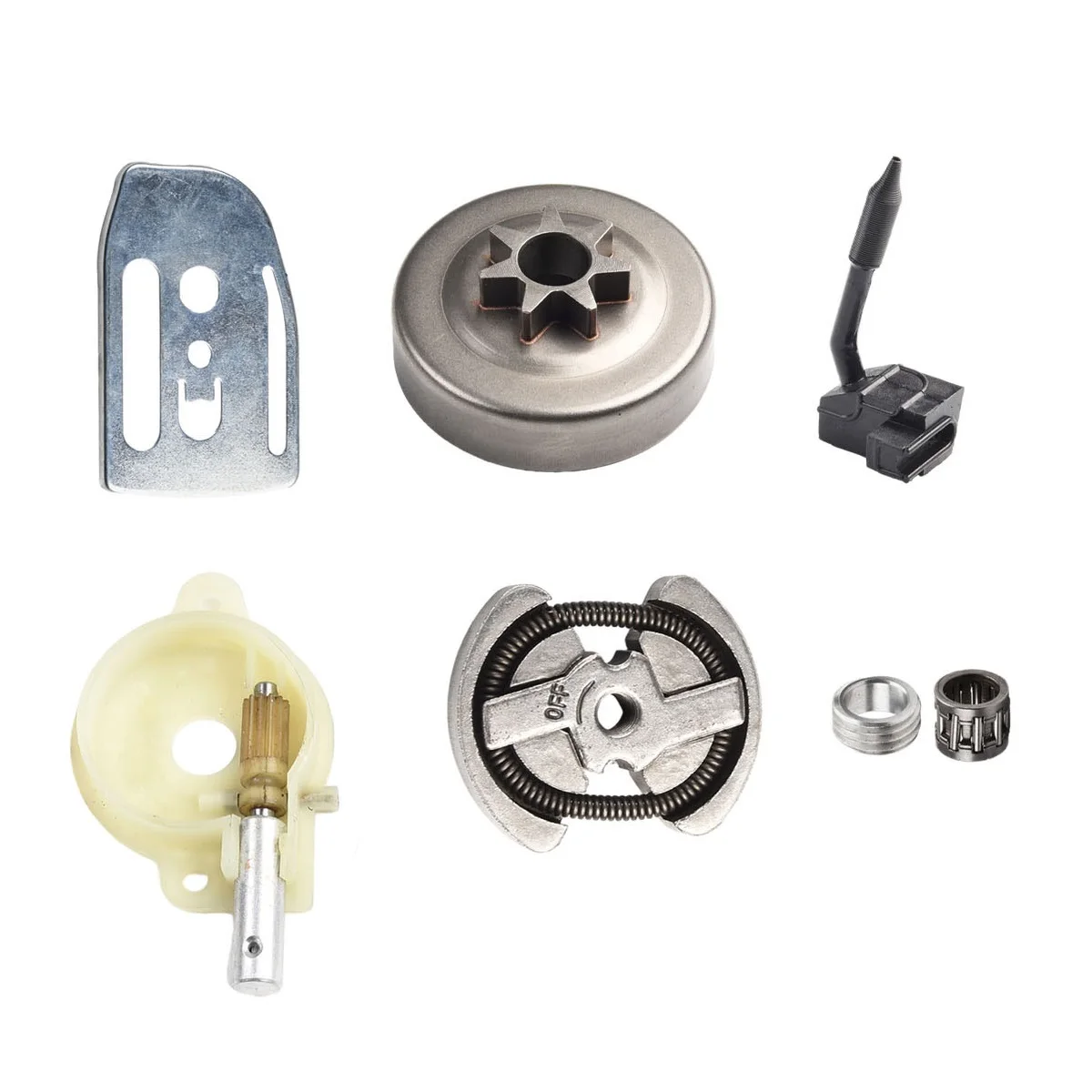 

Запчасти для бензопилы, стержневая пластина масляного насоса, замена электрооборудования 41 136, 137, аксессуары, комплект барабанов сцепления