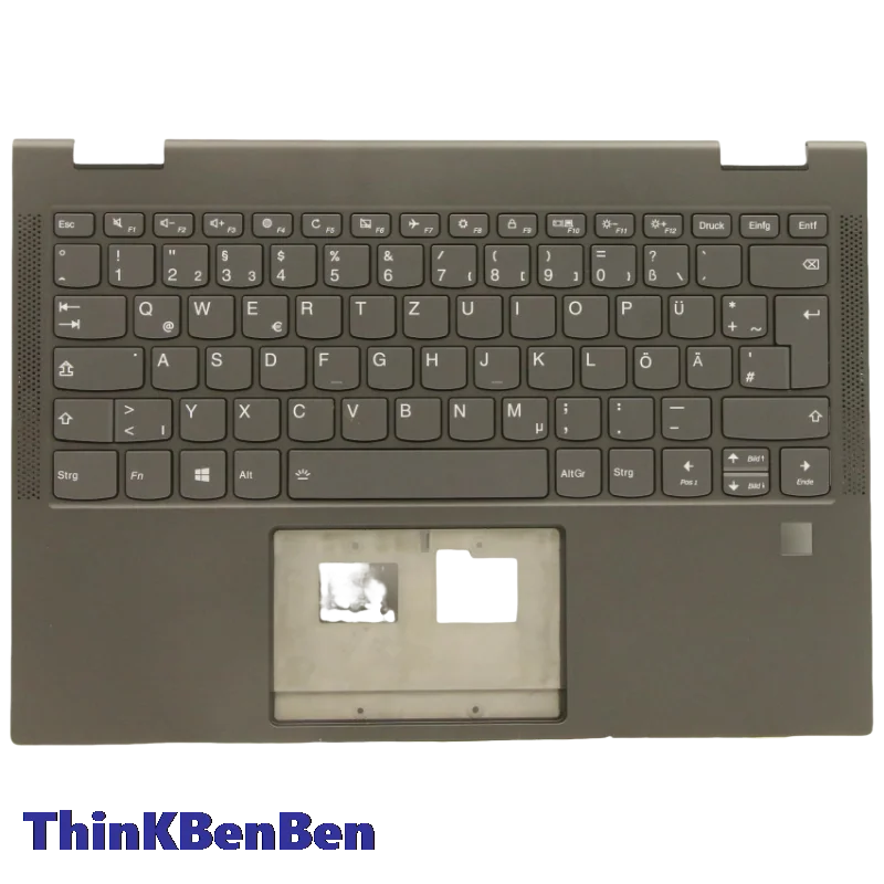 

DE немецкий черный верхний чехол для клавиатуры, упор для рук, чехол для ноутбука Lenovo Ideapad Yoga C630 13 13Q50 5CB0S15937