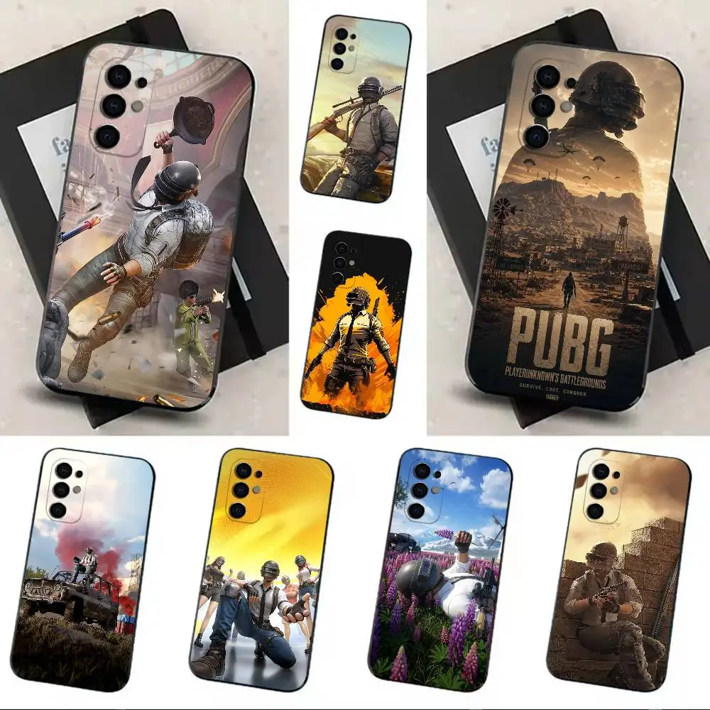 PUBG M-mobile-Battle Royale Game  Phone Case Soft Black For Samsung S24,S21,S22,S20,S23,S30,Ultra,S20,Plus