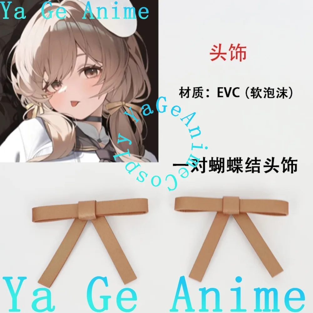 Wig Cosplay Bridget Toko Anime Ya Ge dengan Kulit Kepala Simulasi Permainan Anime Pesta Karnaval Halloween Rambut Sintetis Tahan Panas