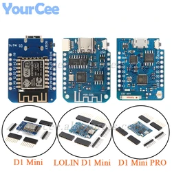 LOLIN D1 Mini PRO Wifi Development Board Module ESP8266 ESP-12F Nodemcu Lua Wireless Type-C USB Interface For Arduino