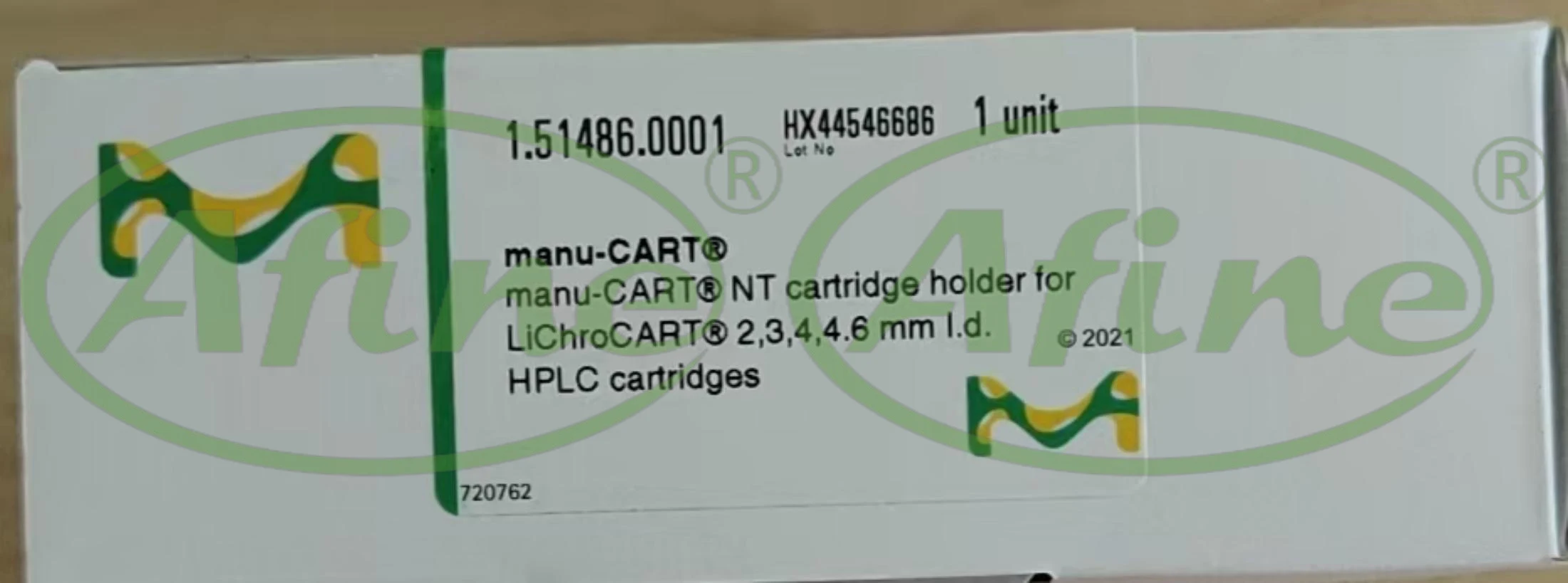 AFINE Merck 1.51486.0001 MANU-CART NT HPLC Cartridge Holder for LiChroCART 2/3/4/4.6 mm i.d. HPLC Cartridges