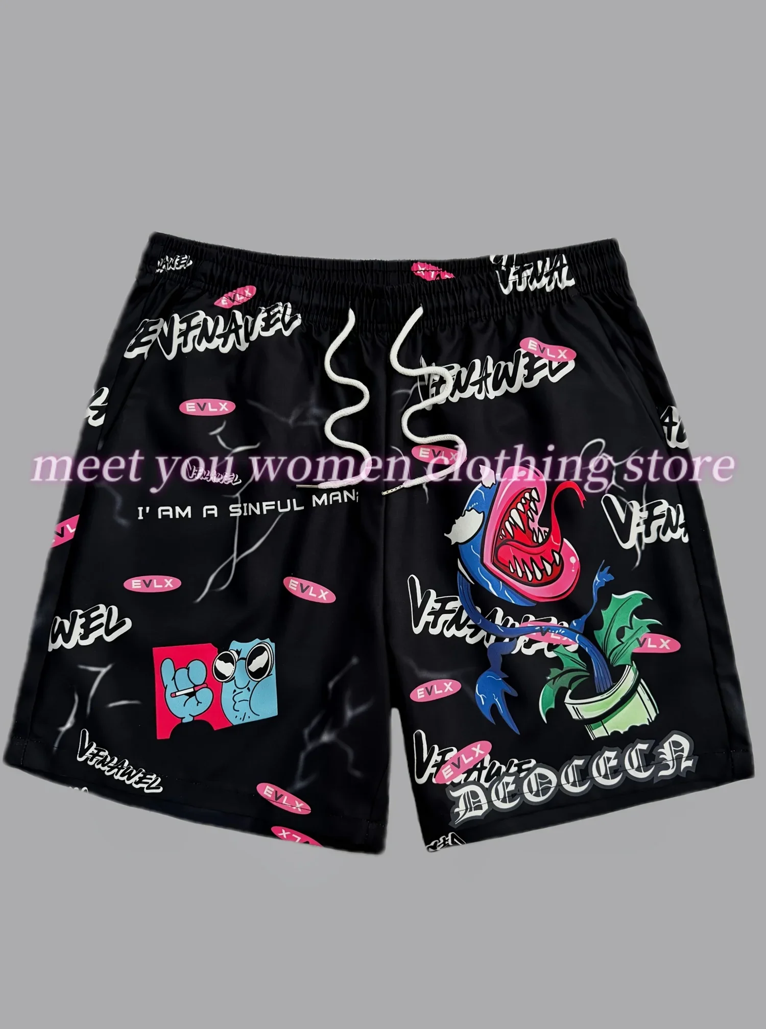 

Женские летние пляжные шорты с 3D принтом, новая мода, мужские и женские повседневные шорты большого размера, повседневные шорты, женская одежда