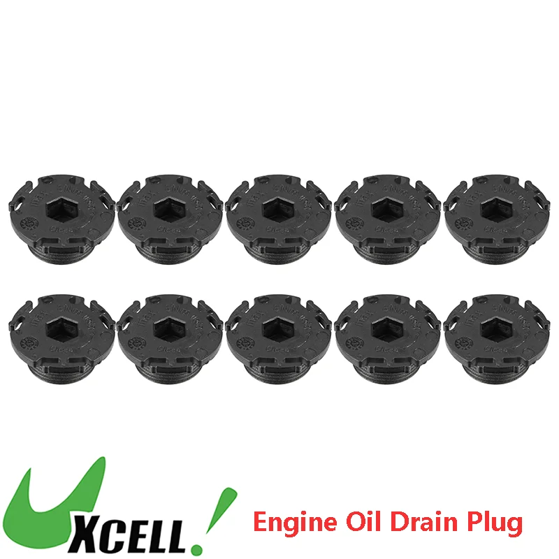 UXCELL-ABS Substituição do depósito do dreno do óleo do motor do carro, 11137605018 para BMW 228i Base 2.0L L4-Gás 2014-2016, 10Pcs