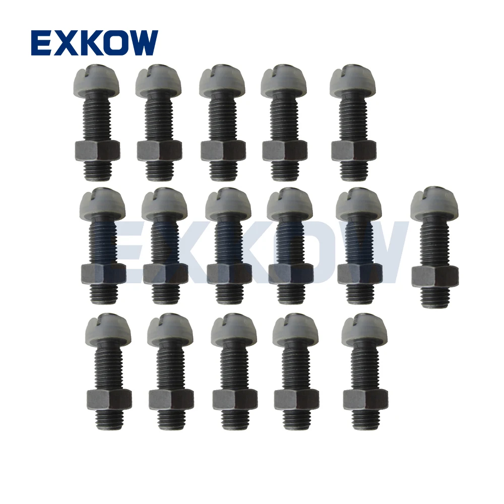 16PCS ROCKER ARM ADJUSTING SCREW for Mitsubishi Pajero II L200 Triton III L300 L400 4D56 2.5D 2WD 1996-2005 MD180514 24532-42500