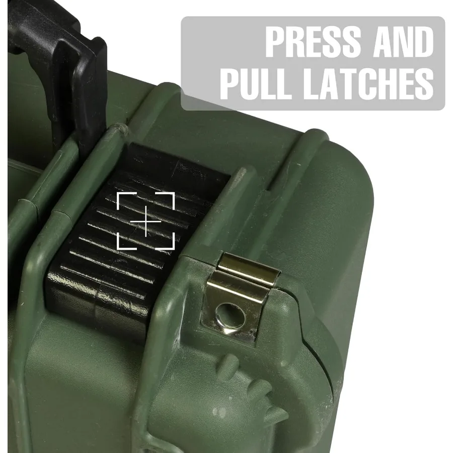 14x11.5x6.5 بوصة حافظة صلبة المحمولة الطقس مقاوم للماء حافظة كاميرا واقية مع رغوة قابلة للتخصيص مصممة لكاميرا الطائرات بدون طيار