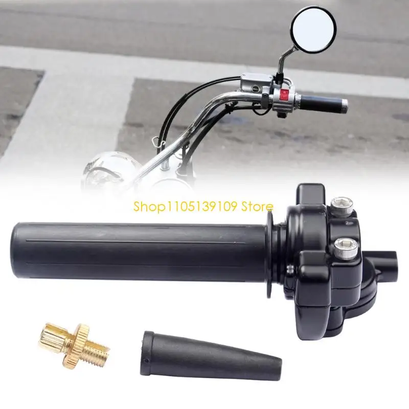 قبضة مسرع مقود الدراجة النارية مقاس 22 مم مناسبة عالميًا للمركبات