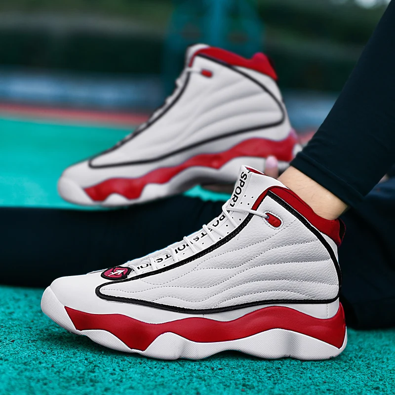 

New Unisex Breathable Casual Basketball Shoes Running Shock Absorbing Elastic Shoes Outdoor Basketball Shoes