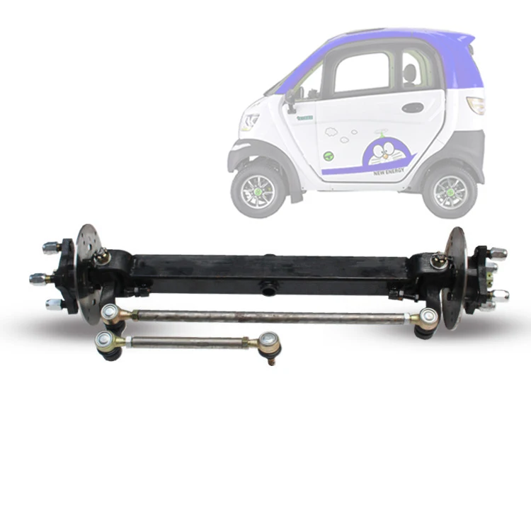 

Hot selling：New Condition Four-Wheel Electric Tricycle with Front Disc Brake Axle Flatbed Dining Car Forklift Propeller Shafts