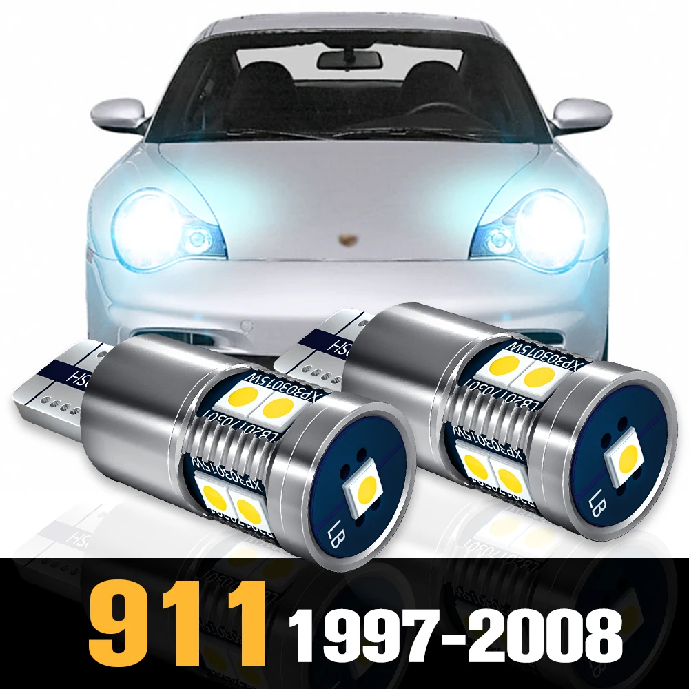 

2x Canbus LED Clearance Light Parking Lamp Accessories For Porsche 911 996 997 1997-2008 2000 2001 2002 2003 2004 2005 2006 2007