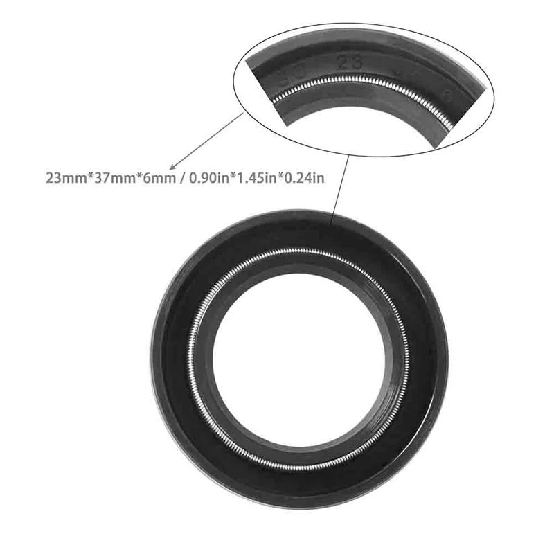 2Pcs Oil Seal 93101-23070 For Yamaha Outboard 30HP 40HP 48HP 50HP 55HP 60HP 70HP 1984-2021 Engine Replacement 18-0297
