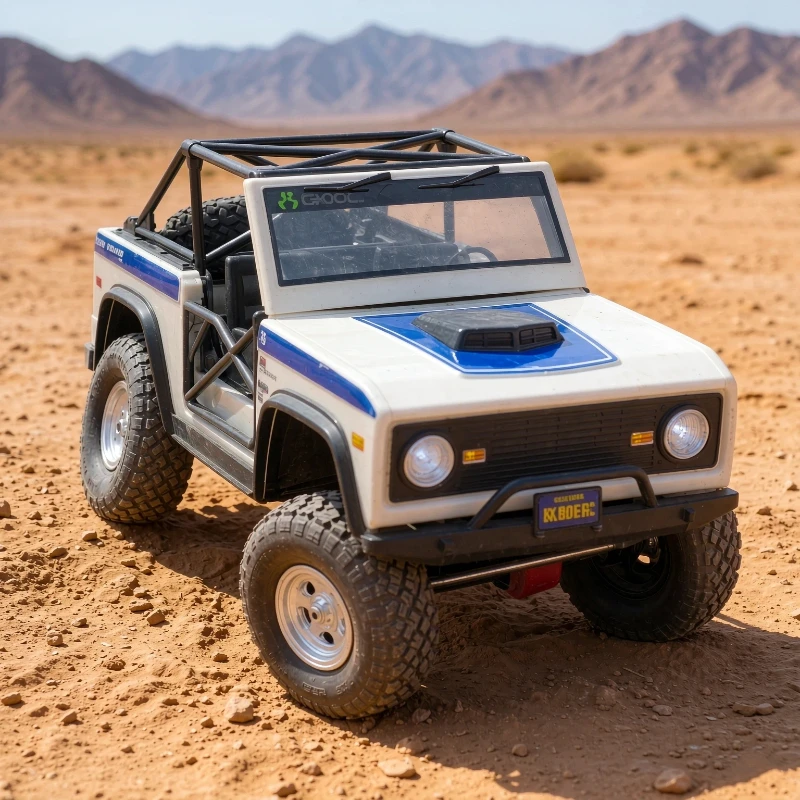 Hot AXIAL SCX10 Ⅲ 4WD Simulation Ford Remote Control Electric Climbing Off-Road Vehicle 2.4G 4CH RC Brushed With Light Model Toy