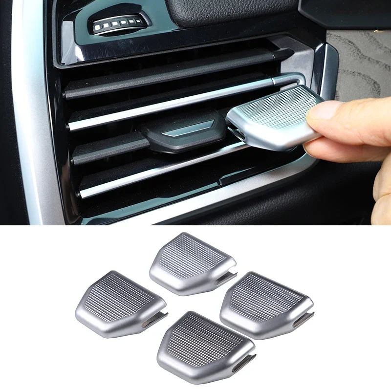 For BMW X5 G05 X6 G06 X7 G07 2019-2022 Car Front Rear Air Conditioning Vent Adjustment Decoration Cover Car Interior Accessories