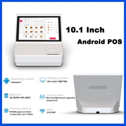 10.1 Inch Android Desktop POS with Inbuilt 58mm Printer (Loyverse not supported) Touch Screen Cash Register Google Play Store