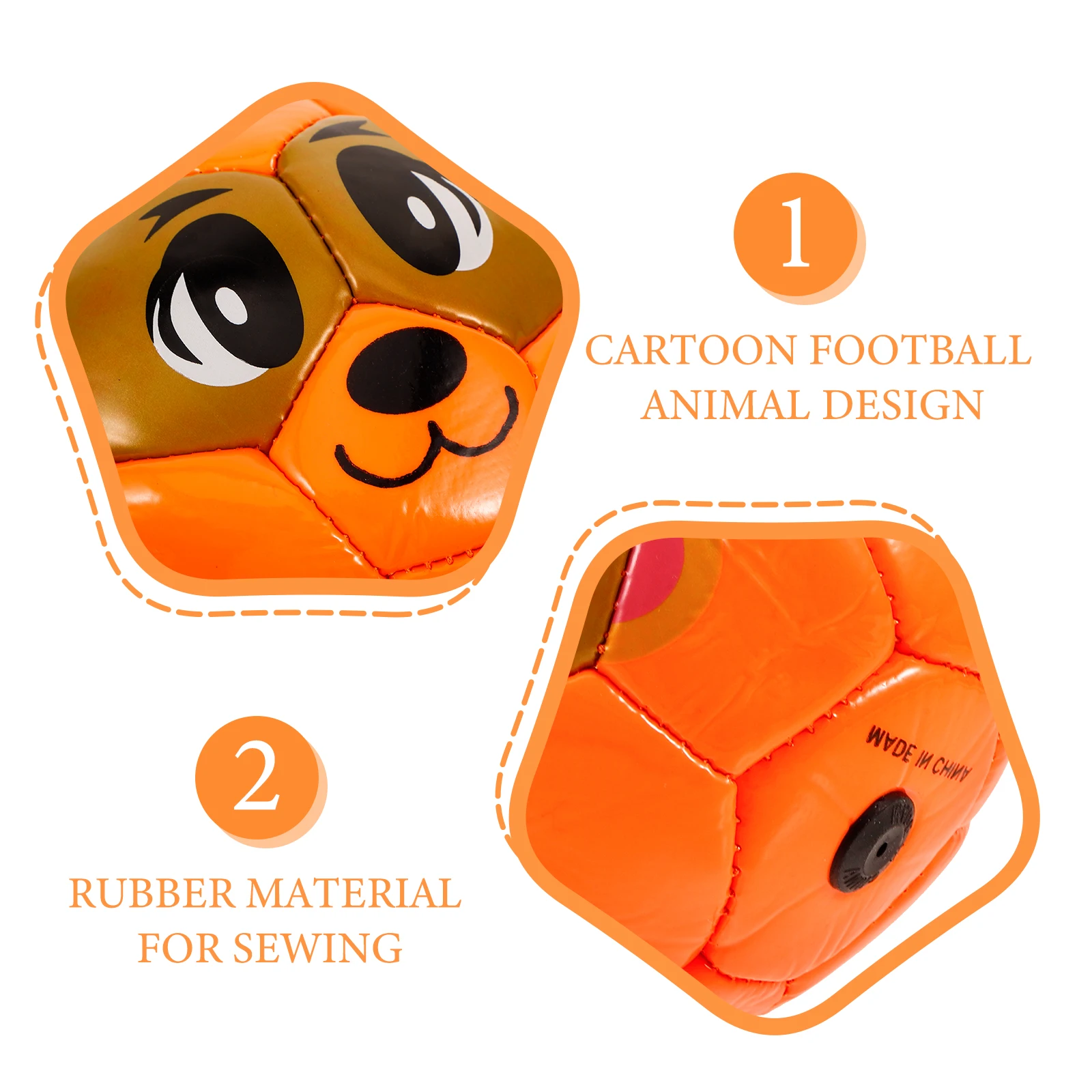

Animal Football Inflatable Soft PVC Kids Soccer Ball Vibrant Color Portable Toddler Outdoor Training Baby Sports Football