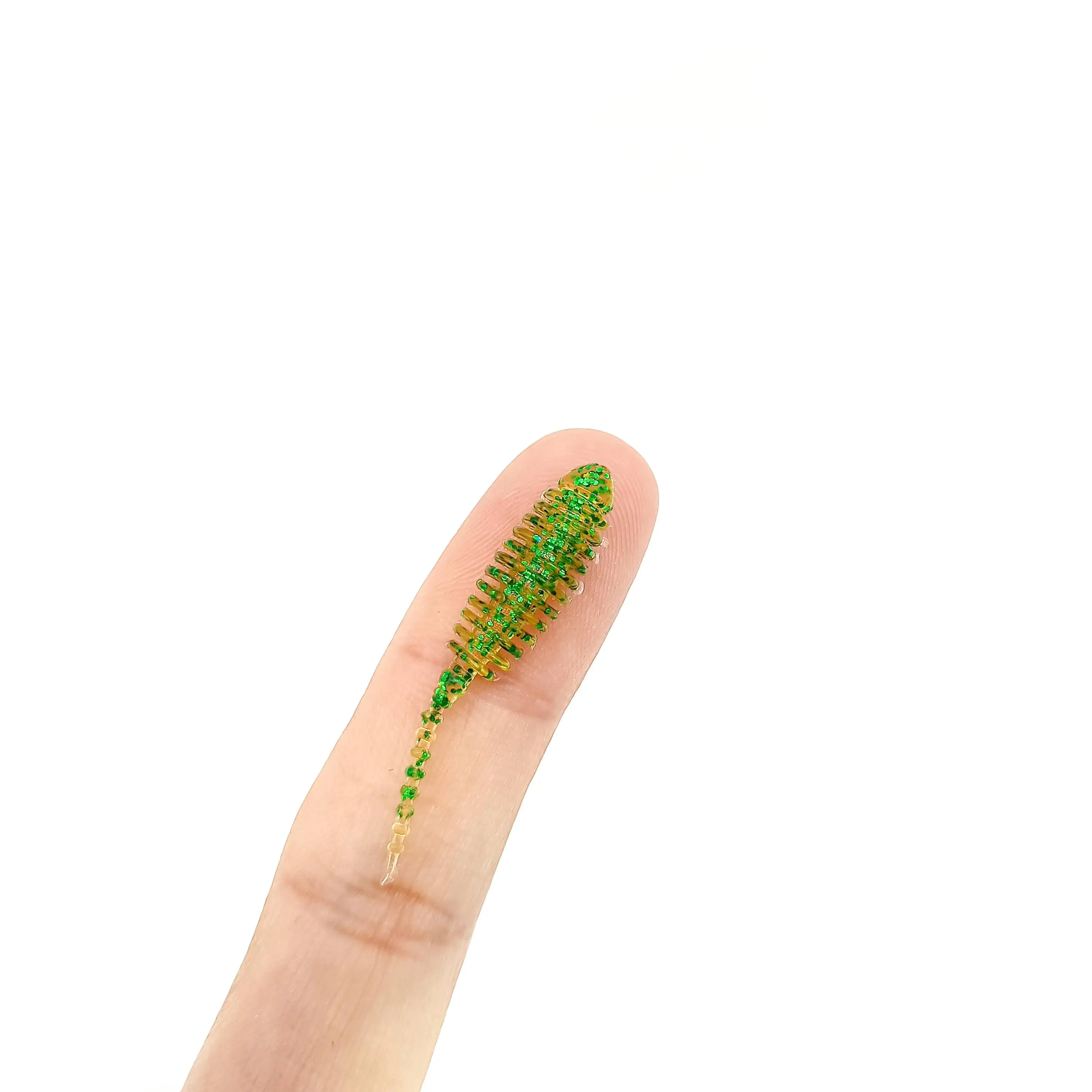 DUODUOYU 10 Stück Wobbler Mini Ocean Rock Angelköder 3,5 cm 0,2 g Gummi Soft Baits Soft Worm Künstliche Köder Bass Silikon Fisch – Detail 7