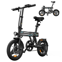 EB1 Folding Electric Bike, 500W Motor, 36V 7.8Ah Battery, 14-inch Tire, 25km/h Max Speed, 40km Range, Front & Rear Disc Brake