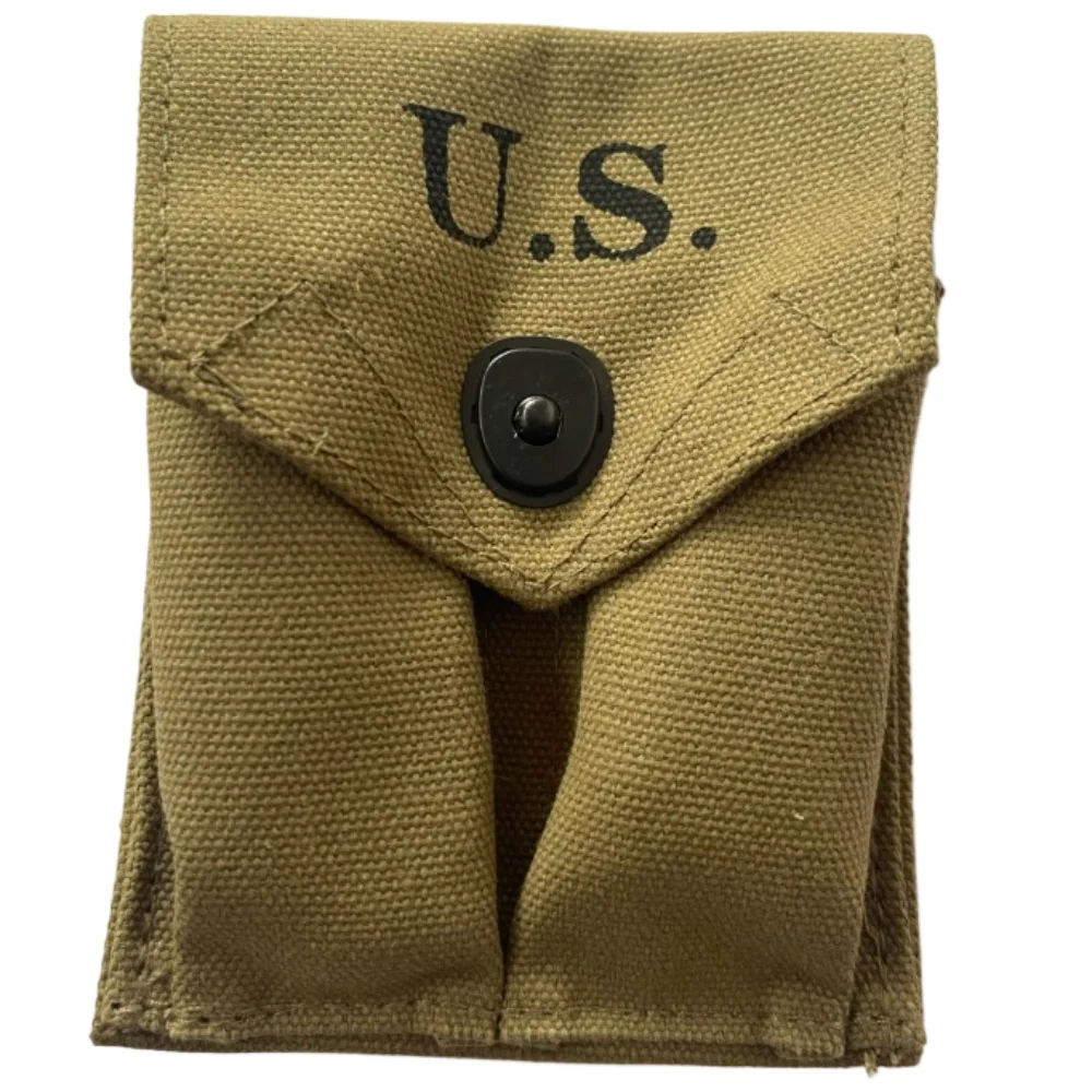 

WWII US ARMY M1911 PISTOL DOUBLE MAGAZINE POUCH OUTDOOR TOOL BAG