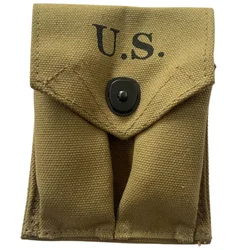 WWII US ARMY M1911 PISTOL DOUBLE MAGAZINE POUCH OUTDOOR TOOL BAG