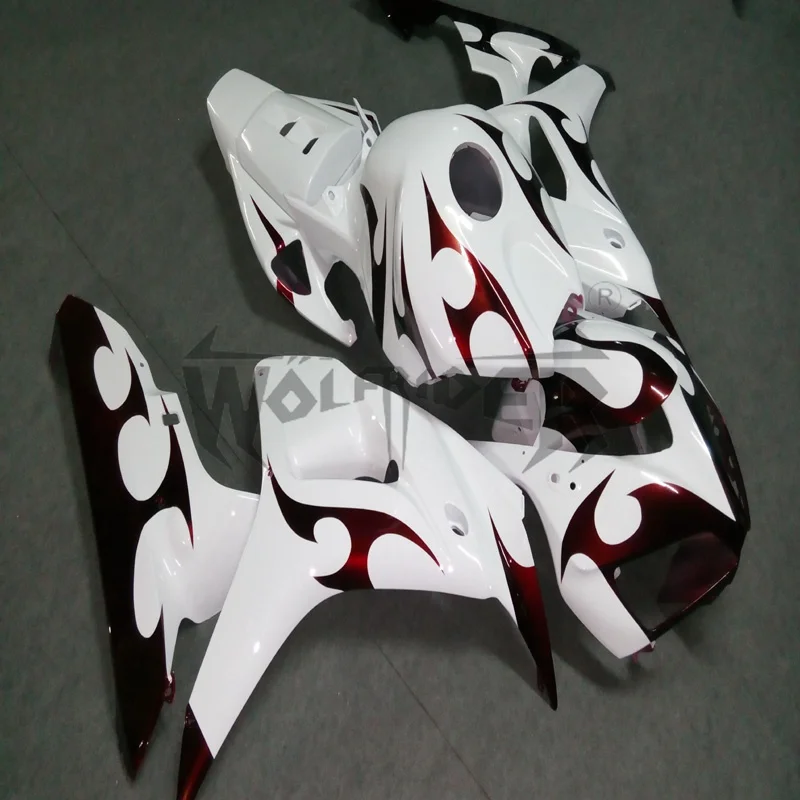 

INJECTION MOLD Fairing for CBR1000RR 2006 2007 red flames CBR1000RR 06 07 ABS Plastic Bodywork Set