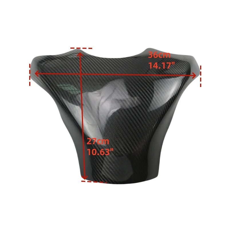 Motorcycle Real Carbon Fiber Fuel Gas Tank Cover Protect Fit for BMW S1000RR 2010-2018 S1000R 2015-2018