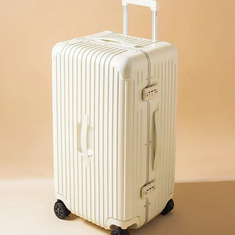 

Утолщенный чемодан с твердой алюминиевой рамой, мужской чемодан большой вместимости, студентка, 28 дюймов