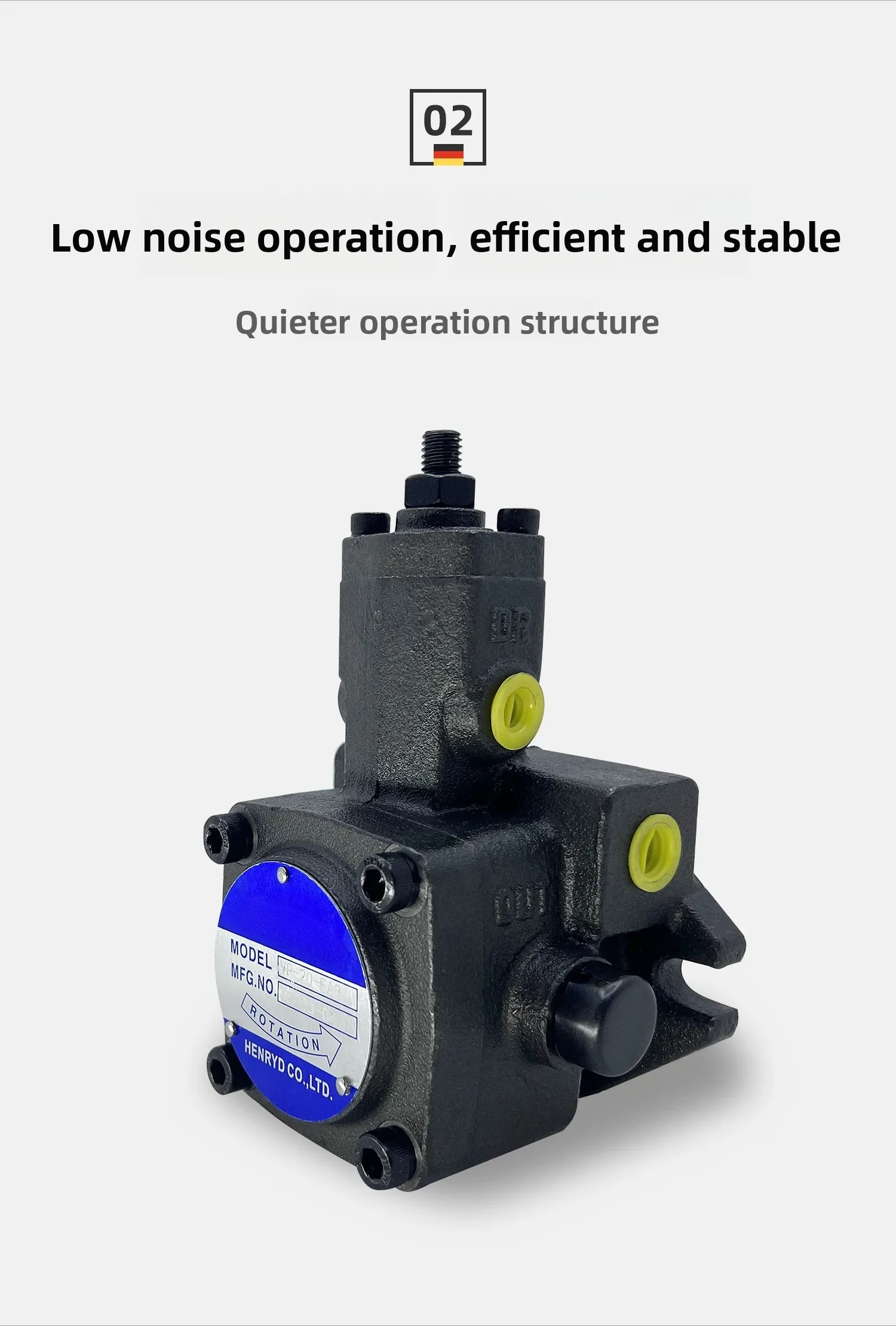 VP-08/12/15/20/30/40-FA3 Variable Displacement Vane Pump – Hydraulic Oil Pump for Industrial Machinery & Power Systems
