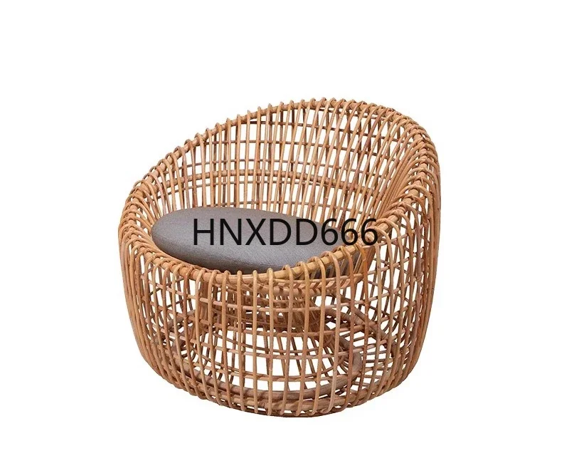 Outdoor sofa courtyard rattan rain and sun protection