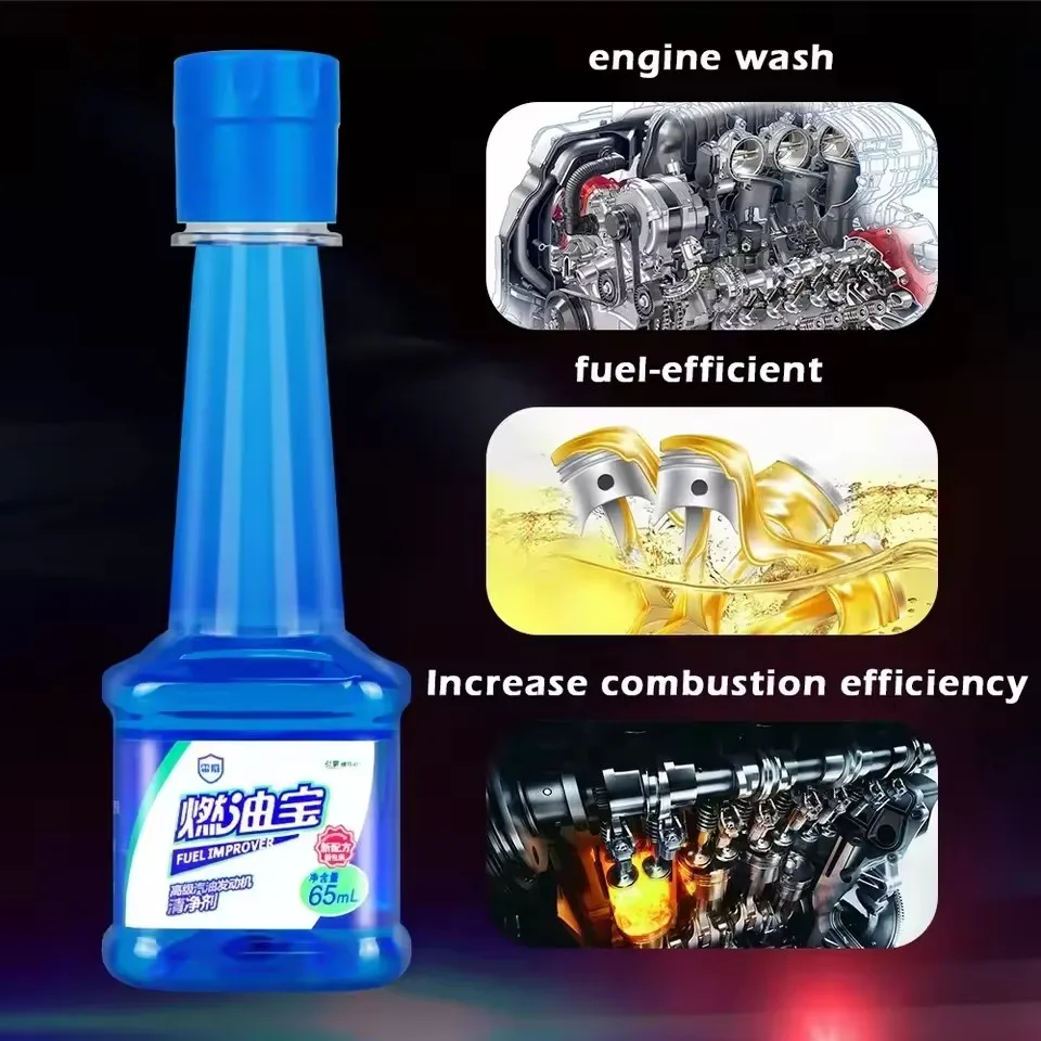 Car Fuel Gasoline Injector Cleaner Gas Oil Additive Remove Engine Carbon Deposit Increase Power In Oil Ethanol Fuel Saver