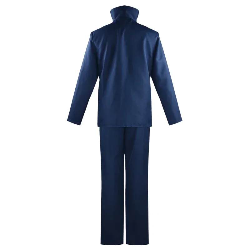 애니메이션 고조 사토루 코스프레 코스튬, 주술 가이센 고조 사토루 코스프레 유니폼, 가발 안경 세트, 남성용 할로윈 의상