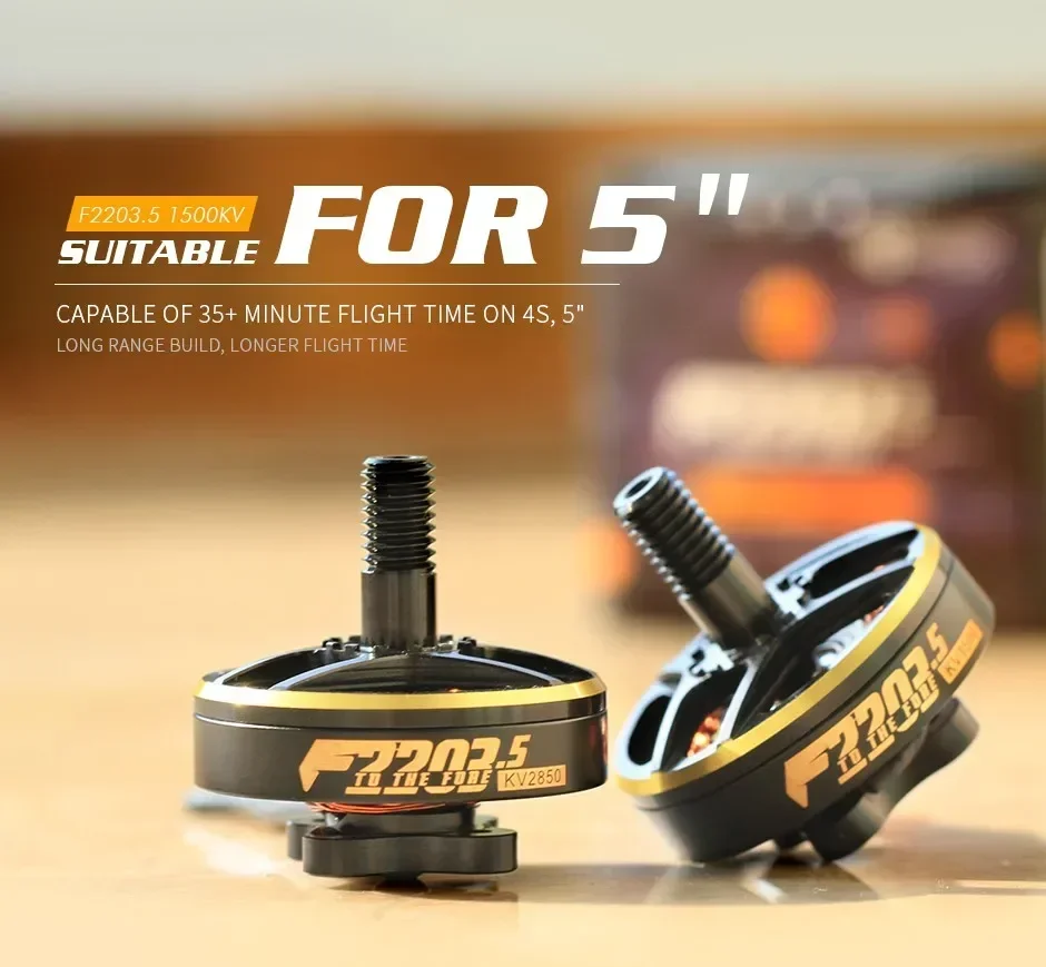 T-MOTOR F2203.5 T-HOBBY Fpv Racing Drone Motor 3-6S KV1500/KV2850/KV3550 Brushless Motor for FPV Freestyle Version Quadrotor