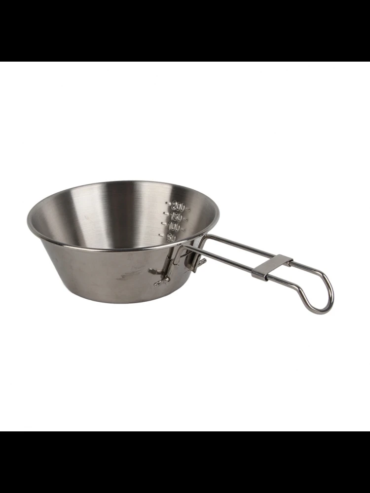 Bol pliant de Camping en acier inoxydable, bol pliable Portable polyvalent pour pique-nique barbecue 300ml