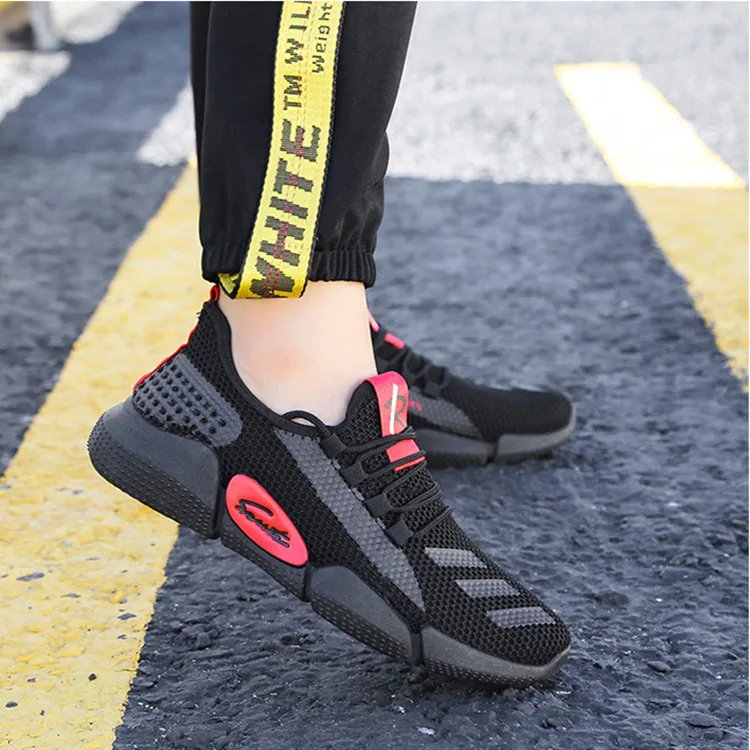 Men Sneakers Mesh Breathable Running Shoes All-match Vulcanized Shoes Male Shoes Cozy Athletics Trainer Shoes Walking Shoesd44