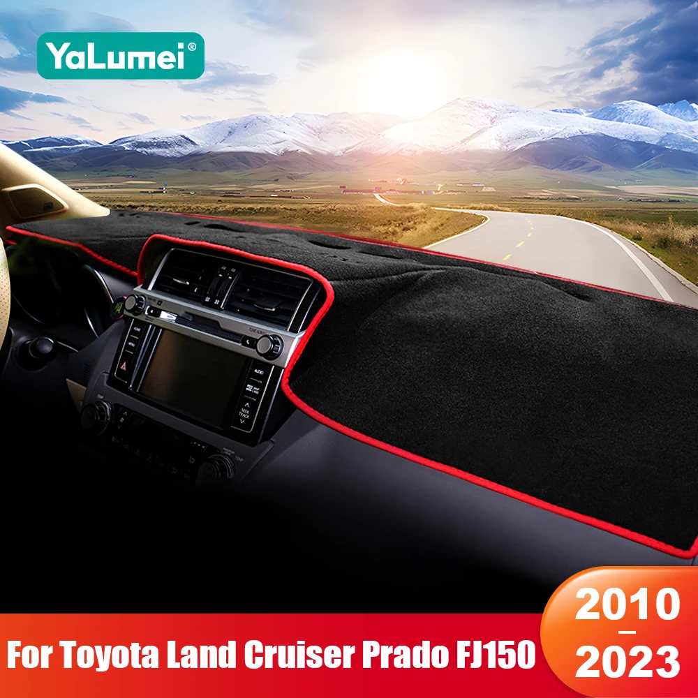

For Toyota Land Cruiser Prado 150 FJ150 2010-2016 2017 2018 2019 2020 Car Dashboard Sun Shade Cover Mat Non-slip Pad Accessories
