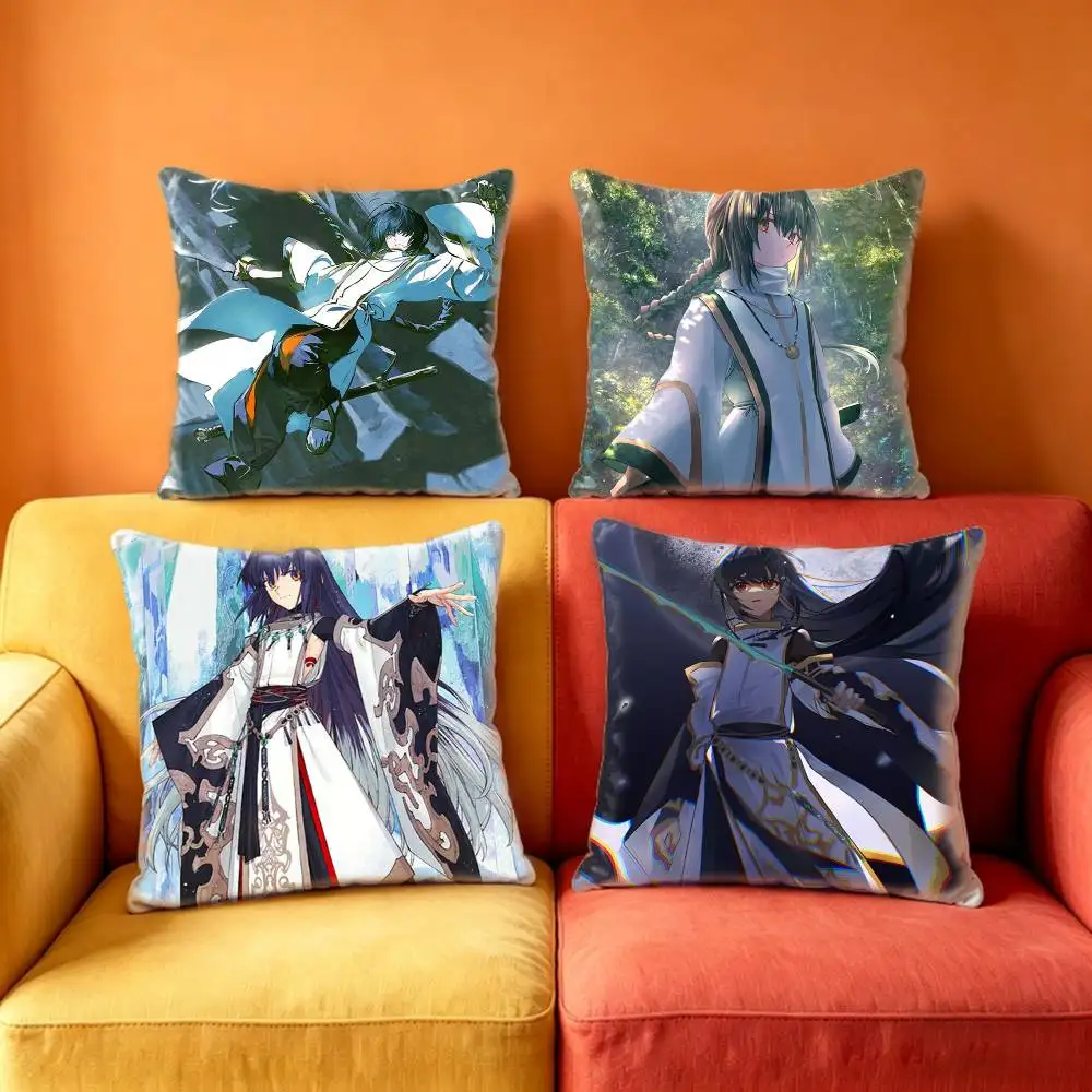 Yamato Takeru Fate Grand Order  Pillow Case Sofa Living Room for Bedroom car Headboard Backrest Cushion Square Cushion Nap Time