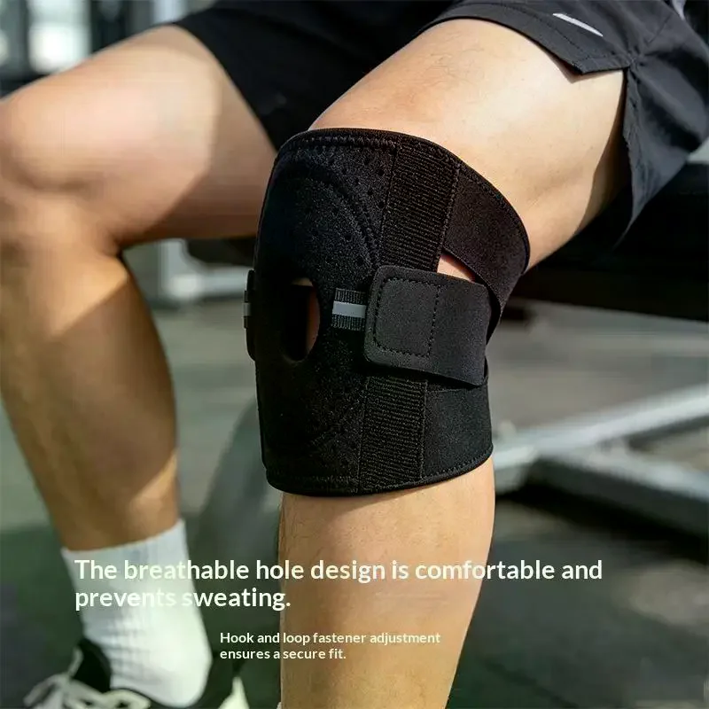 Adjustable Knee Brace Knee Compression Support With Patella Gel Pads & Side Stabilizers Sports,Basketball,Running,Cycling