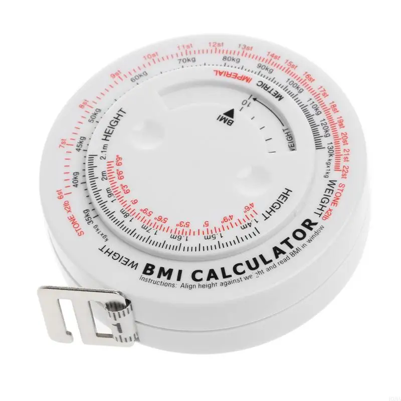 HXBA BMI Body Mass Index Retractable Tape 150 Mess Rechner Diät Gewichtsverlust