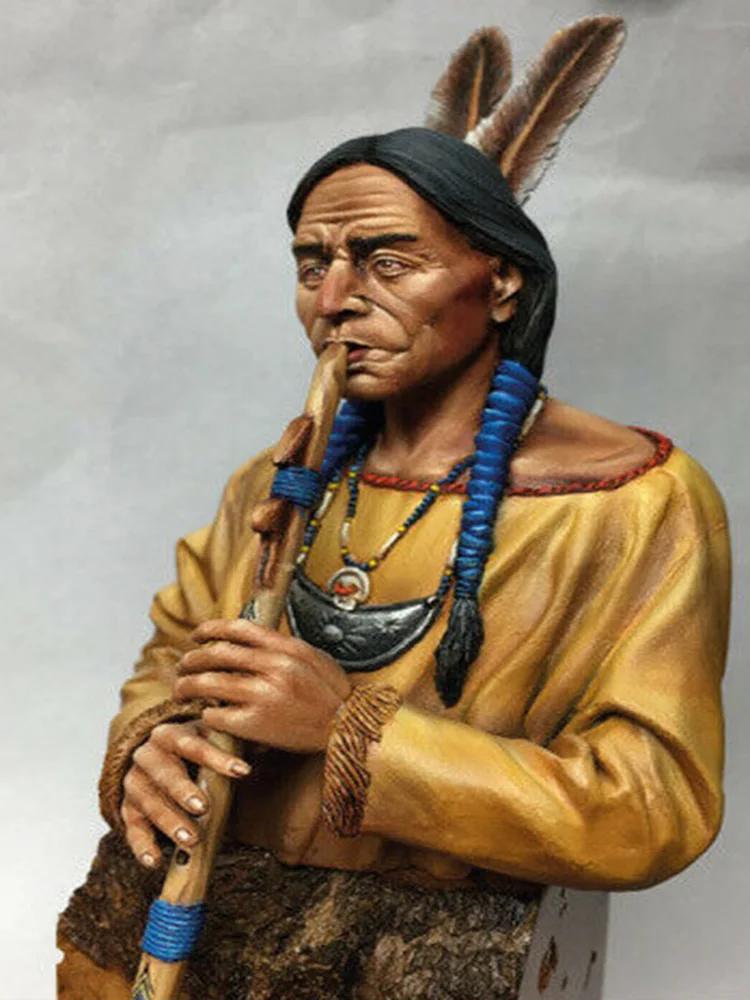 未組み立て 1/10 古代将校男フルートバスト樹脂フィギュアミニチュアモデルキット未塗装