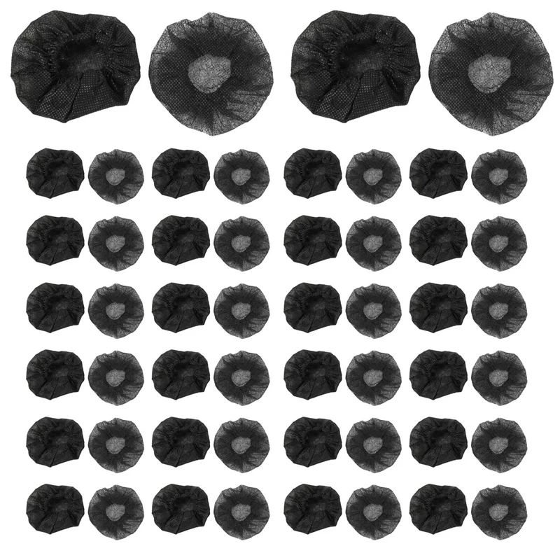 

1200 Pcs Black Disposable Microphone Covers Karaoke Anti-Splash Mic Cover Dust-Proof Accessories